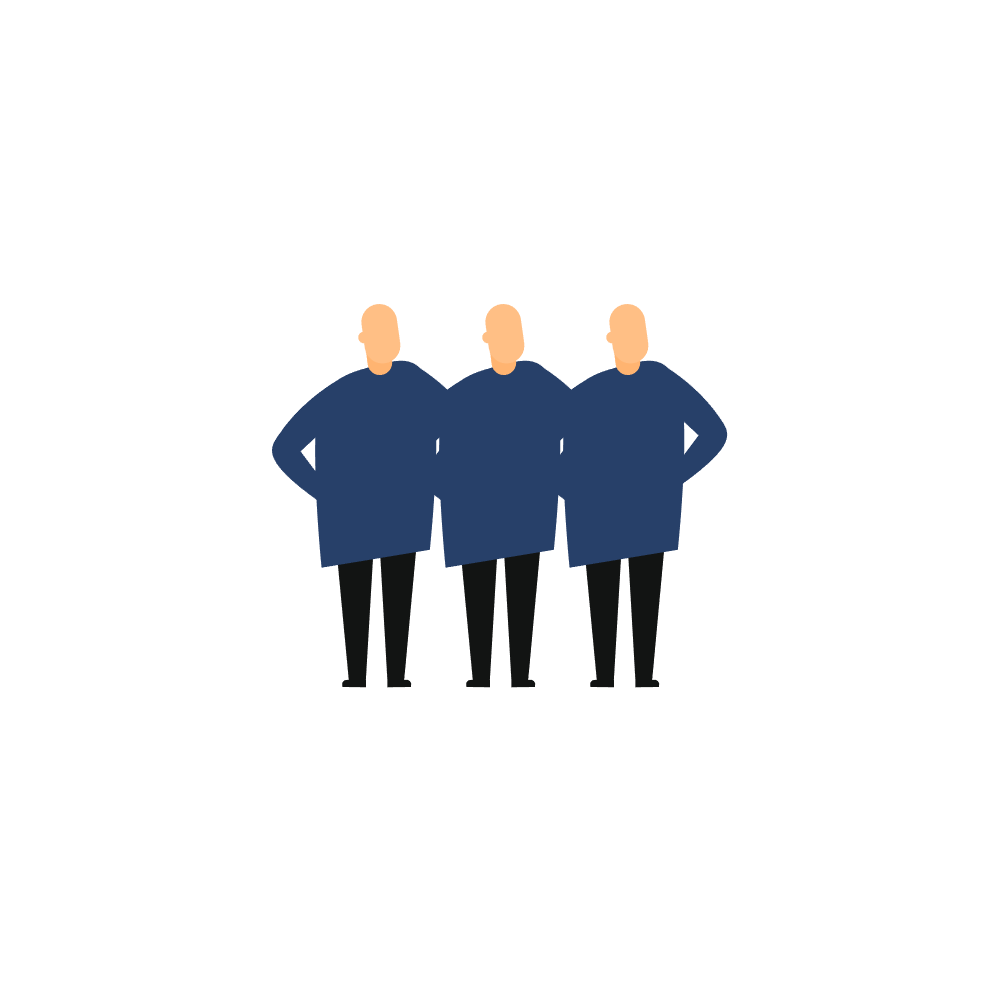 Drie personen