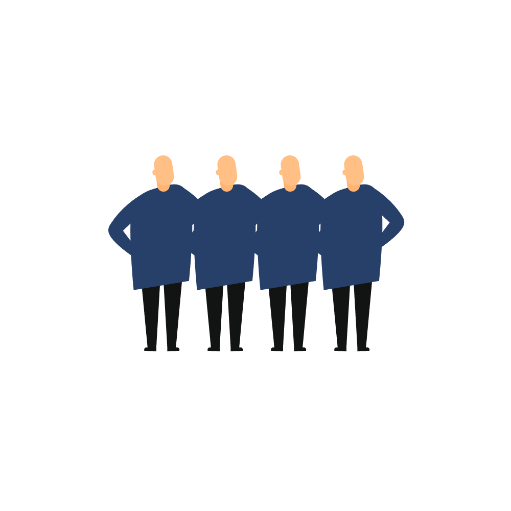 Vier personen